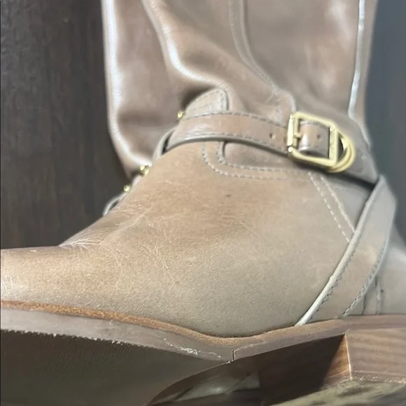 Tory Burch Tan Leather Riding Boots - Picture 3 of 16